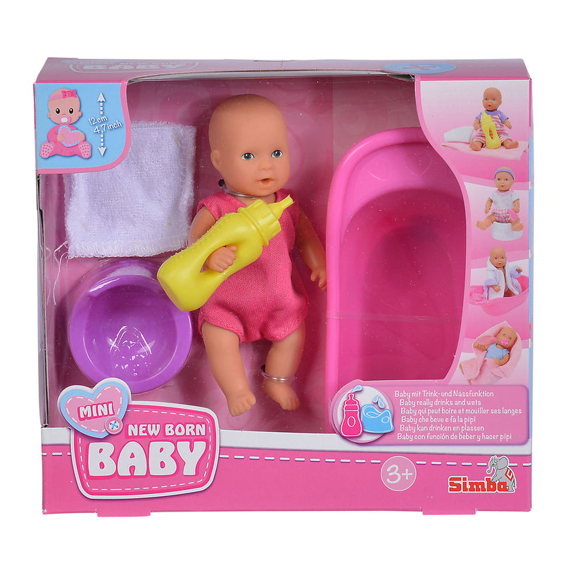 Load image into Gallery viewer, New Born Baby Mini Born Baby in Bad Set
