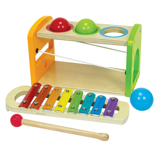 Eichhorn hamerbank met xylofoon, 5dlg.