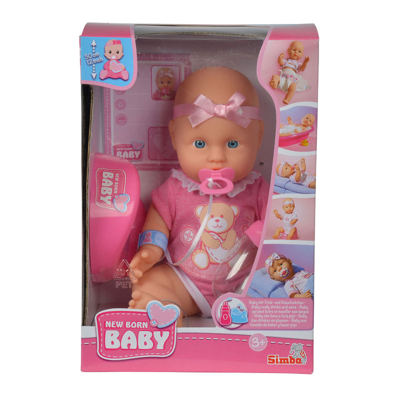 Load image into Gallery viewer, Simba - new born baby - cute doll - 30cm - drink en plasfunctie - babypop

