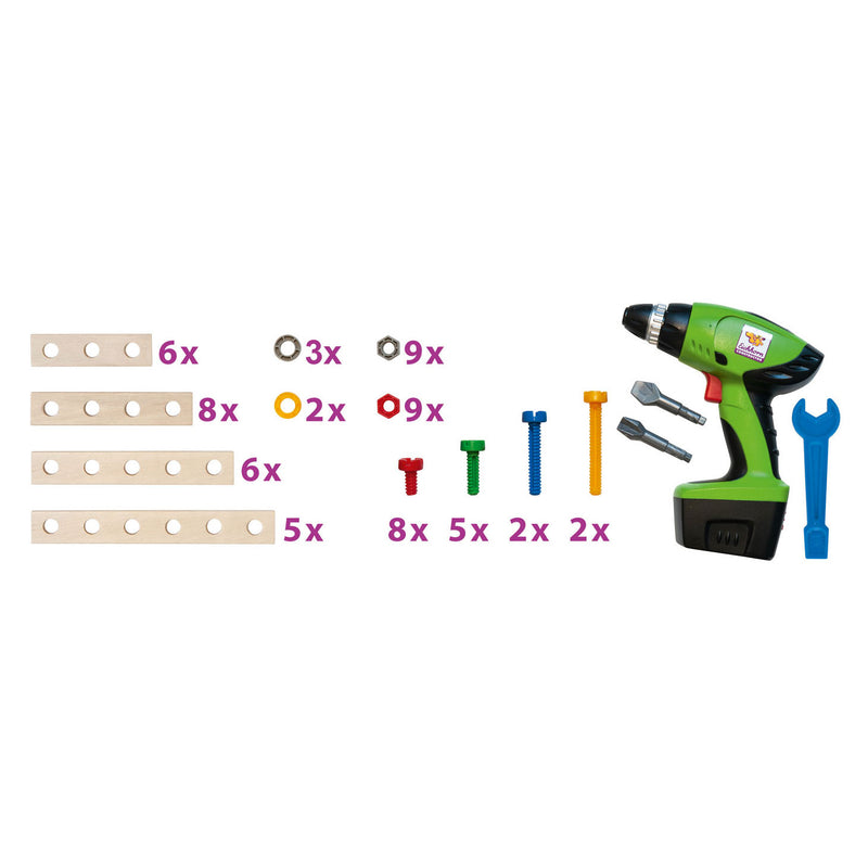 Load image into Gallery viewer, Eichhorn constructor gereedschapskist met boor, 70dlg.
