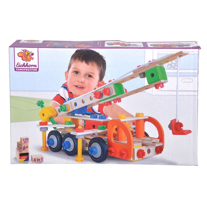 Load image into Gallery viewer, Eichhorn constructor 4in1 kraanwagen, 170dlg.
