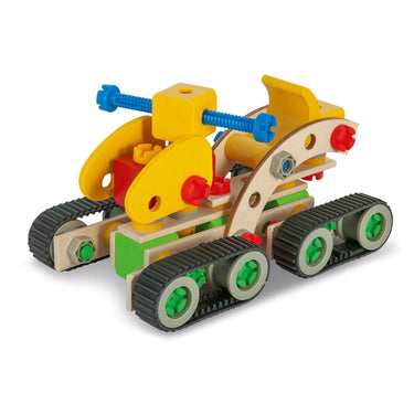 Eichhorn constructor rupsgraafmachine bouwspeelgoed 170-delig fsc hout.