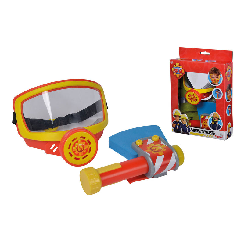 Load image into Gallery viewer, Simba brandweerman sam zuurstofmasker met brandbijl
