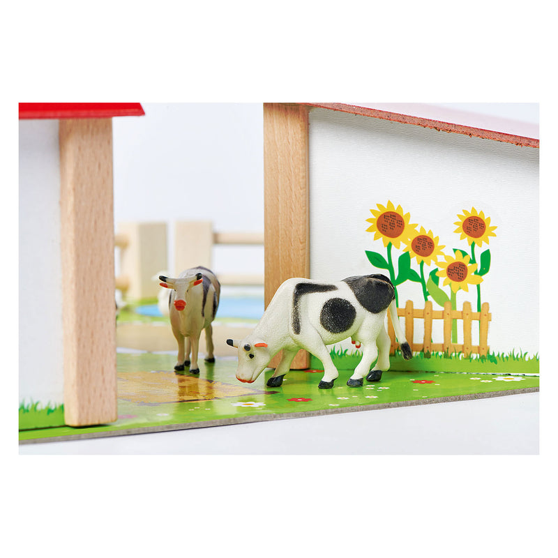 Load image into Gallery viewer, Eichhorn houten boerderij met accessoires, 20dlg.

