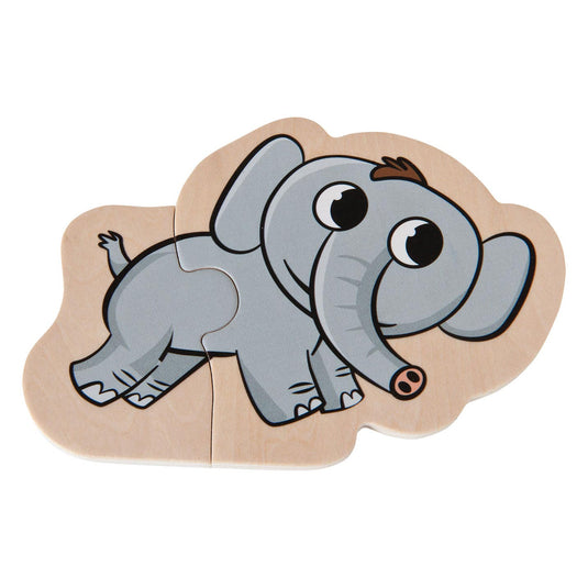 Eichhorn houten dierenpuzzel, 16st.