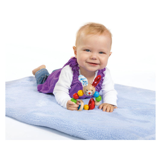 Eichhorn baby houten bijtring konijn