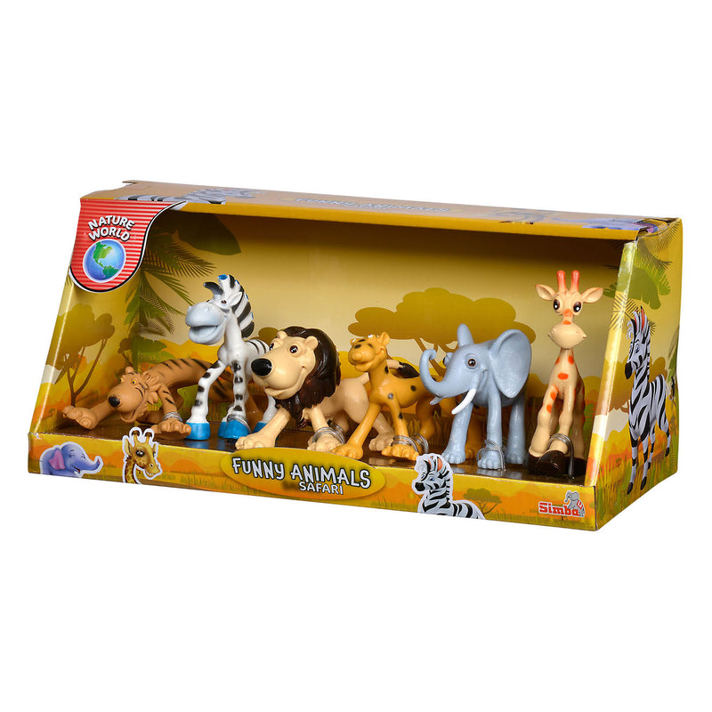 Load image into Gallery viewer, Simba grappige dieren - safari, 6dlg.
