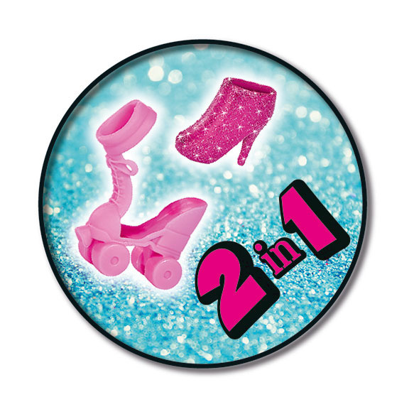 Load image into Gallery viewer, Steffi love glitter skates pop
