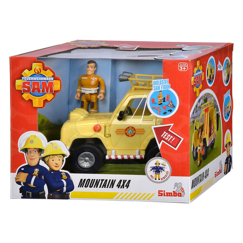 Load image into Gallery viewer, Simba brandweerman sam mountain 4x4 jeep met figuur
