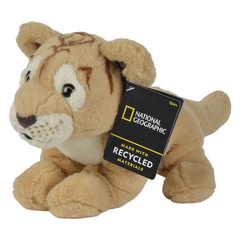 Load image into Gallery viewer, Simba National Geographic Knuffel Leeuw, 25cm
