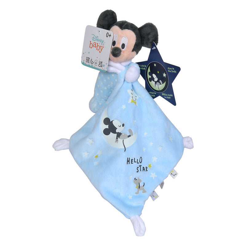 Load image into Gallery viewer, Simba Mickey Mouse Glow in the Dark Doudou Knuffeldoek
