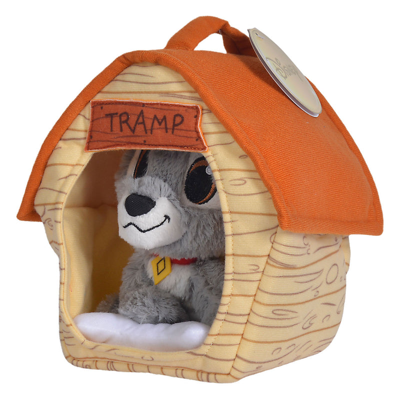 Load image into Gallery viewer, Simba Knuffel Pluche Tramp met Hondenhok

