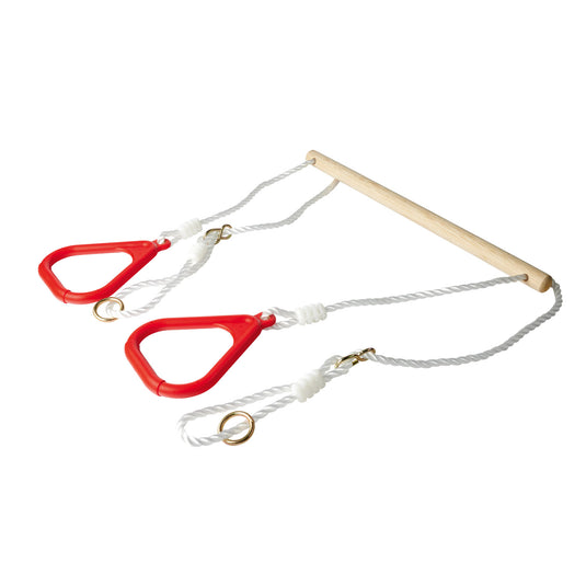 Simba houten turnringen outdoor set - verstelbare trapeze - eichhorn.