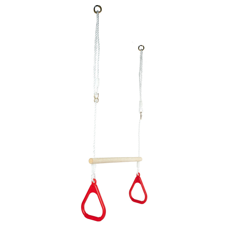 Load image into Gallery viewer, Simba houten turnringen outdoor set - verstelbare trapeze - eichhorn.
