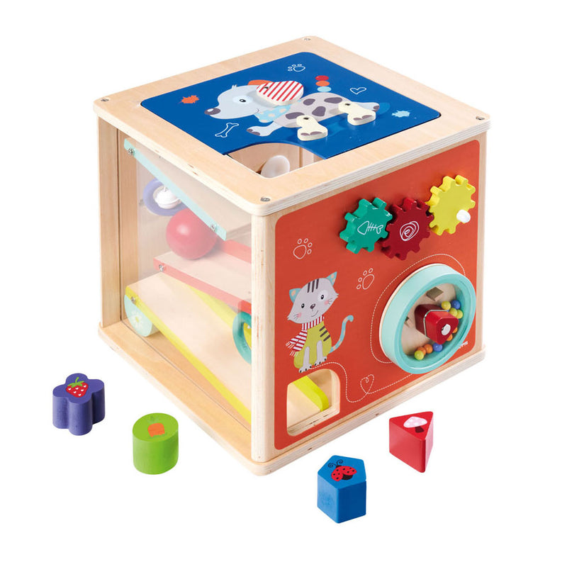 Load image into Gallery viewer, Simba eichhorn houten activiteitenbox met vormen
