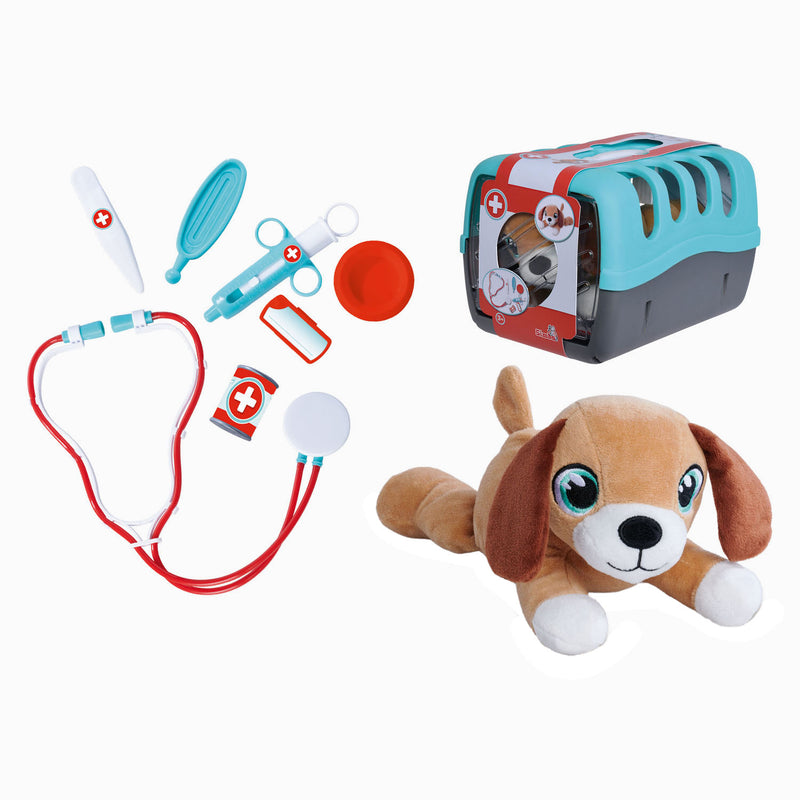 Load image into Gallery viewer, Simba dierenarts speelset met pluche hond - speelgoedset voor kinderen.
