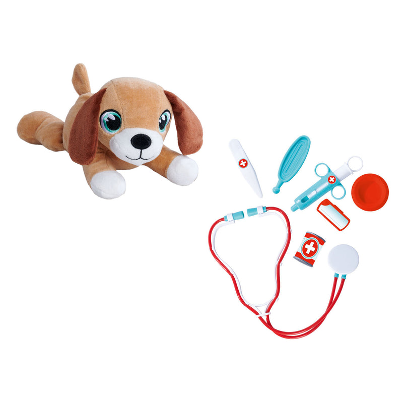 Load image into Gallery viewer, Simba dierenarts speelset met pluche hond - speelgoedset voor kinderen.
