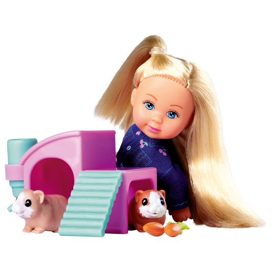 Evi love mini pop met guinea pigs