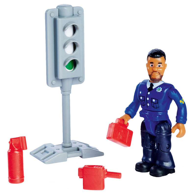 Load image into Gallery viewer, Brandweerman Sam Politieauto met Speelfiguur

