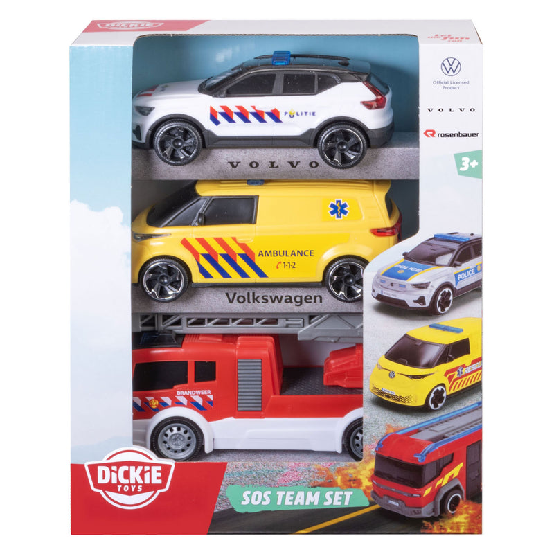 Load image into Gallery viewer, Dickie sos team set speelgoedauto's - 3dlg.
