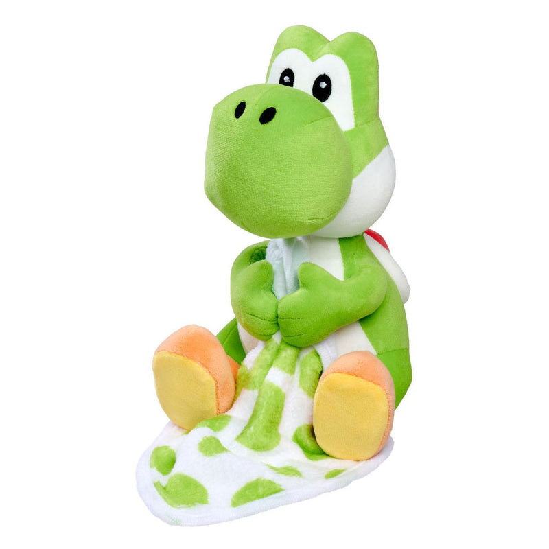 Load image into Gallery viewer, Simba my mario yoshi pluchen knuffel met dekentje - 23cm
