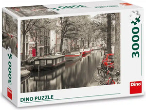 Dinotoys dinopuzzel van het kanaal van amsterdam 3000 stukjes