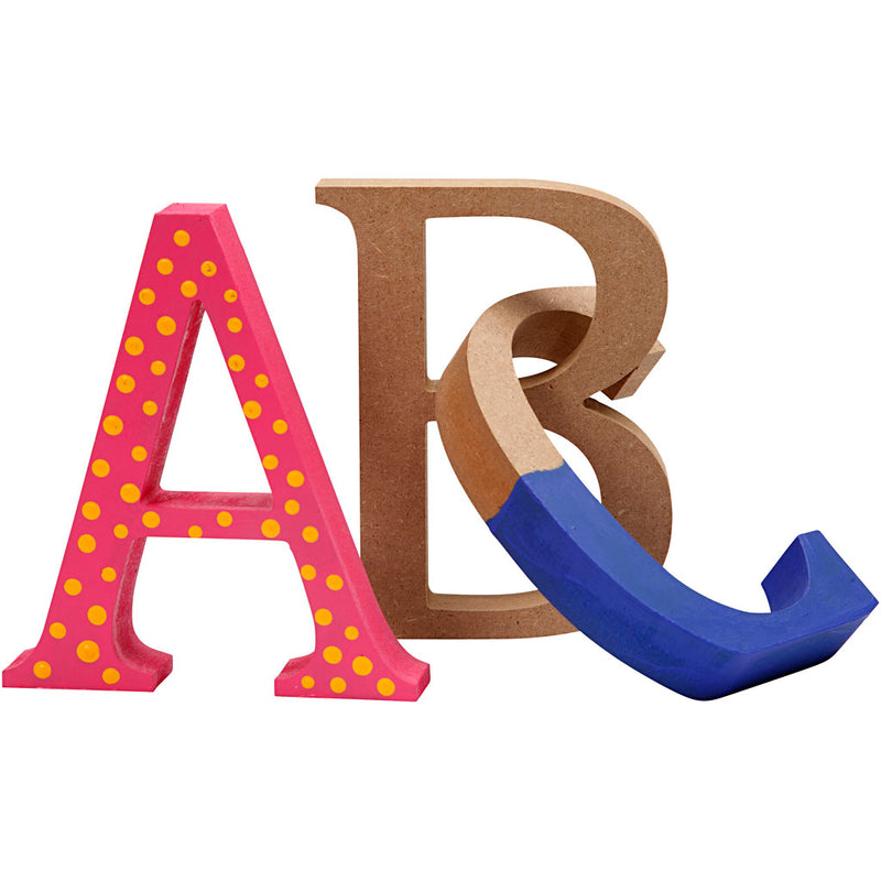 Load image into Gallery viewer, Creativ company https: www.cchobby.nl letter-a-h-8-cm-b-7-cm-dikte-1-5-cm-1-stuk
