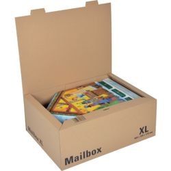 Vouwdoos xl 460x333x171mm karton bruin 10 stuk