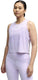 Puma x hyrox cloudspun thermoadapt cropped mouwloos t-shirt paars s vrouw