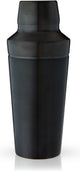 Viski titanium cocktailshaker - roestvrijstaal - 550ml - zwart