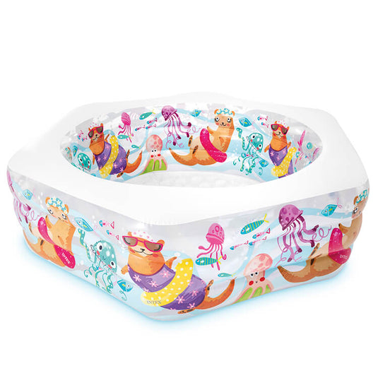 Intex opblaasbaarzwembad happy otter