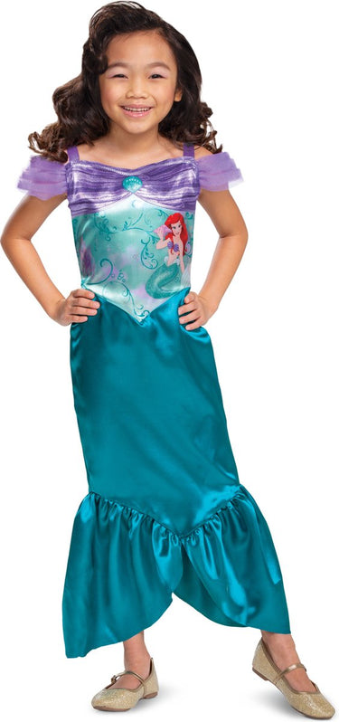 Disguise disney prinses - the little mermaid, ariel basic plus , maat xs (3t-4t jaar), meisjes