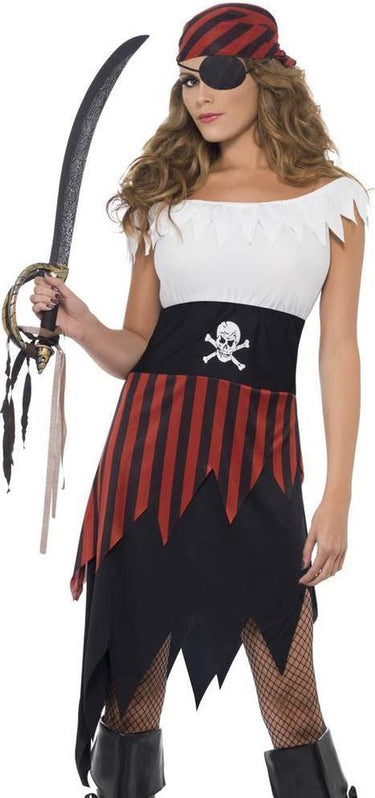 Vegaoo piraten kostuum voor vrouwen - verkleedkleding - large