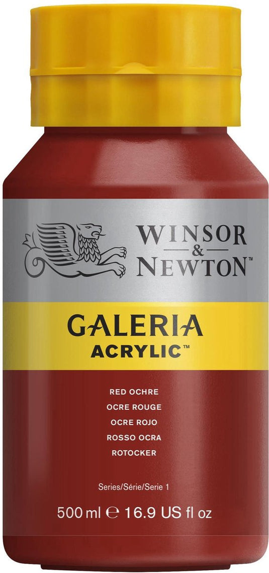 Winsor newton galeria acryl 500ml red ochre