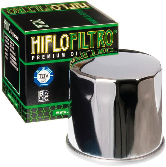 Hiflofiltro oliefilter oil filter hf-138c chrome