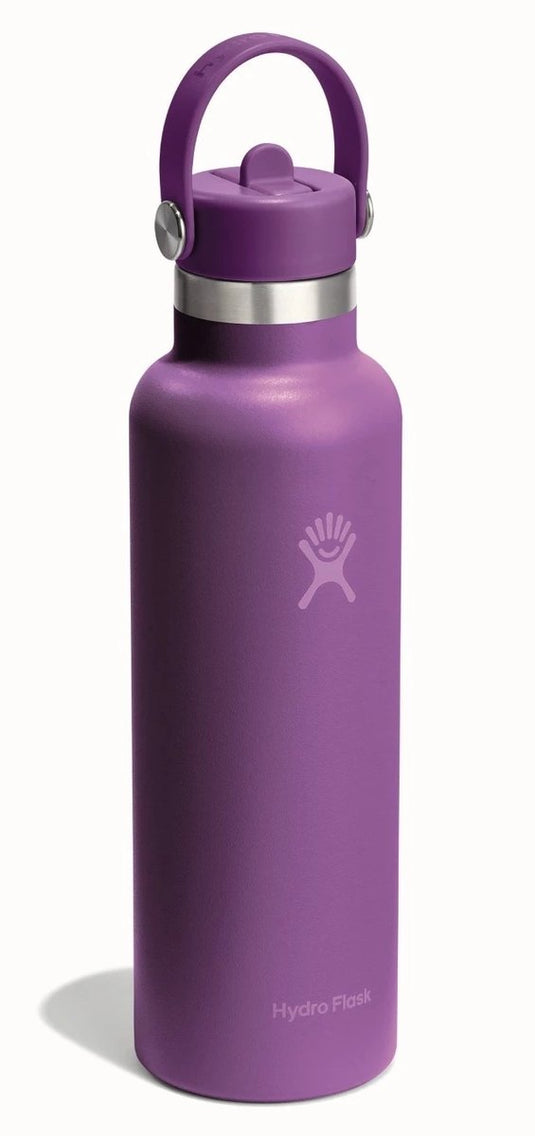 Hydro flask thermosfles met riet 621 ml - houdt 24u koud