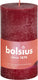 Bolsius stompkaars velvet red ø50 mm - hoogte 10 cm - donkerrood - 30 branduren