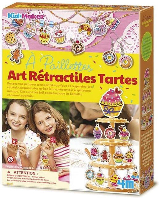 Imp 4m krie glittertaart sieraden maken en inkleuren