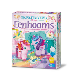 Dam 4m gieten en verven eenhoorn 3d