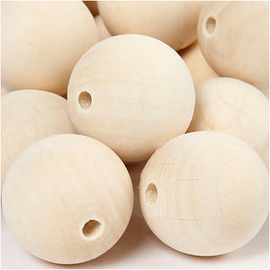 Creativ company https: www.cchobby.nl houten-kraal-d-35-mm-gatgrootte-6-mm-50-stuk-1-doos