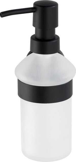 Wenko zeepdispenser bosio rvs zwart mat - zeeppompje
