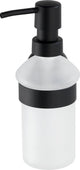Wenko zeepdispenser bosio rvs zwart mat - zeeppompje