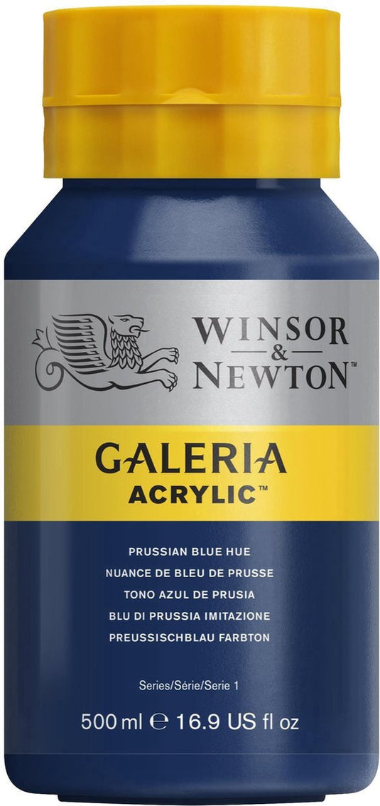 Winsor newton galeria acryl 500ml prussian blue hue