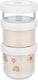 Mepal mio snackbox stack 3-delig - 550 ml - stapel zo veel als je nodig hebt - magnetron- en vaatwasmachinebestendig - sunshine rainbow
