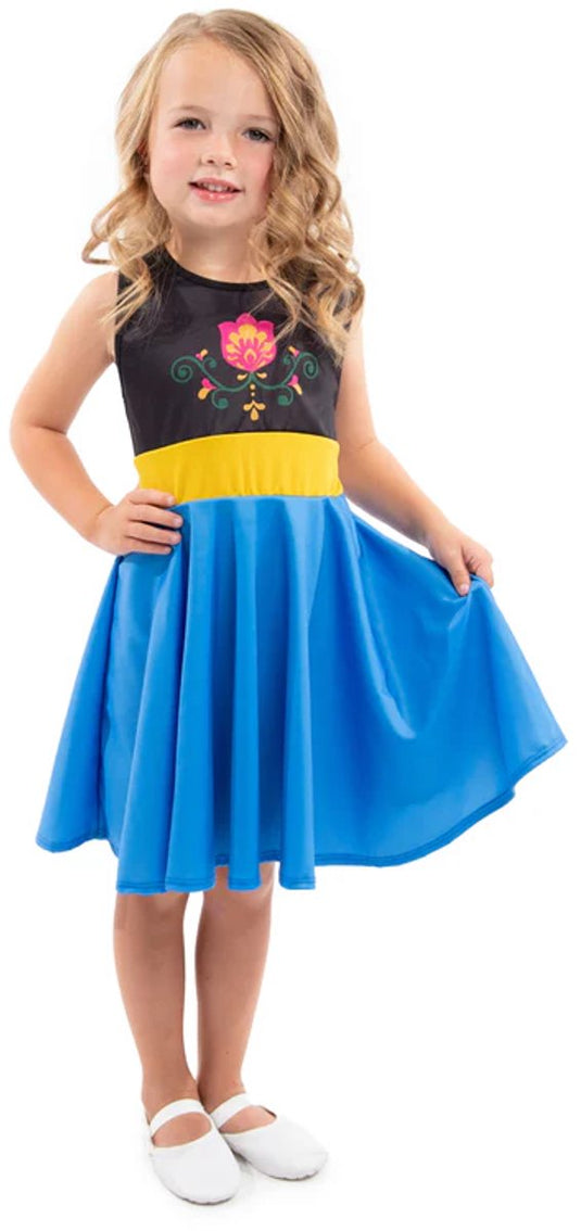 Little adventures - alpine twirl jurk – maat 128-134