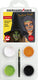 Eberhard faber schminkset - pompoen heks - wit, oranje, groen, zwart - ef-579029