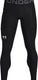 Under armour ua hg armour leggings-blk heren sportbroek - zwart - wit