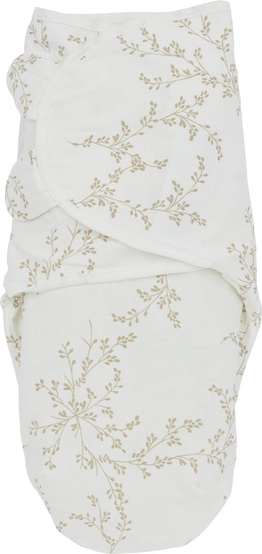 Meyco baby branches swaddle inbakerdoek - sand - 4-6 maanden - 1.0 tog