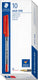 Staedtler balpen 430 medium rood |pennen | pennen set | 10 stuks