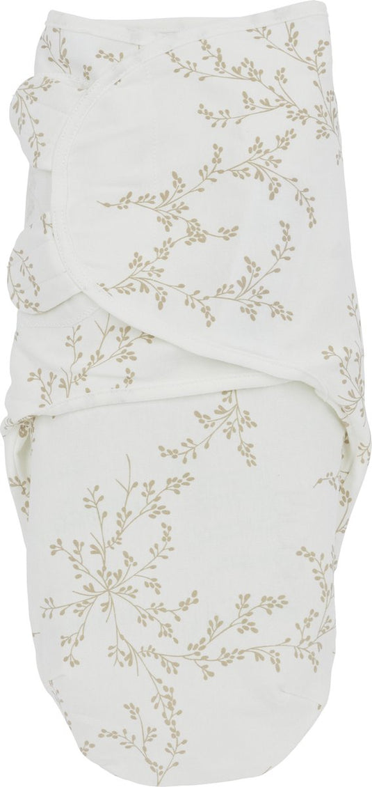 Meyco baby branches swaddle inbakerdoek - sand - 4-6 maanden - 1.0 tog